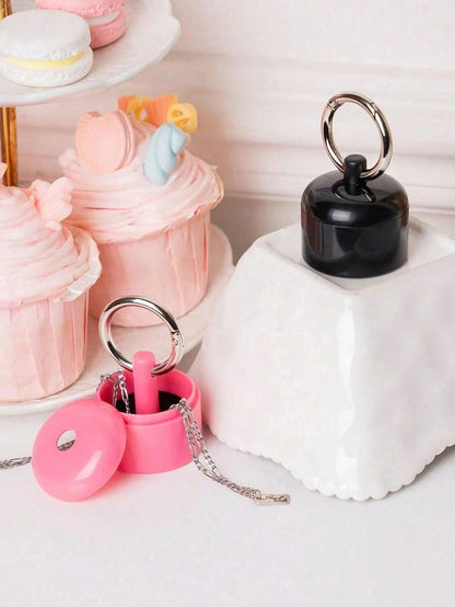 1pc Portable Jewelry Storage Box, Small Necklace, Bracelet, Ring Storage Box, Keychain Container, Travel Jewelry Box, Women's Travel Ring Storage Keychain, Earrings, Rings, Small Round Metal Ring Box