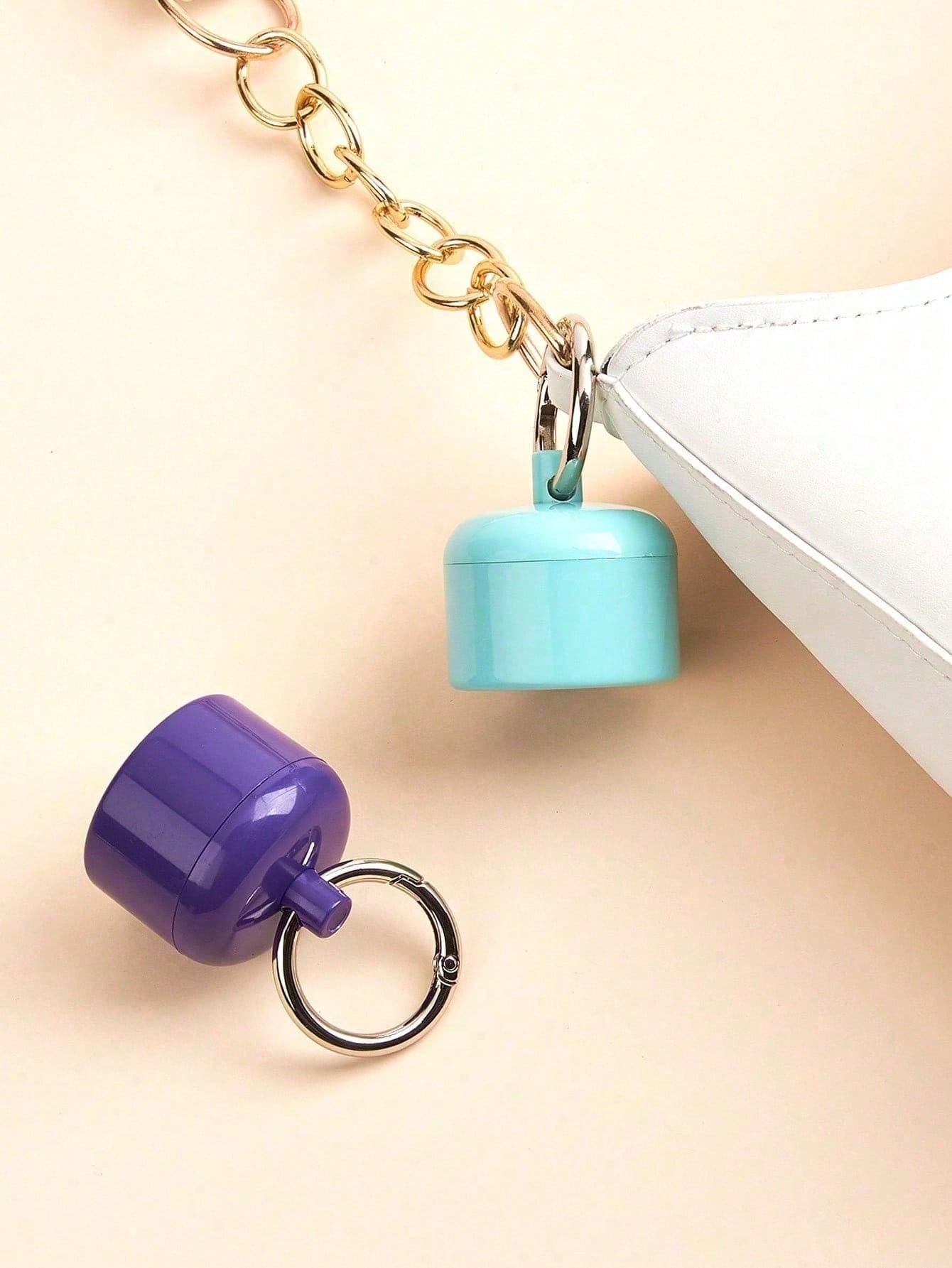 1pc Portable Jewelry Storage Box, Small Necklace, Bracelet, Ring Storage Box, Keychain Container, Travel Jewelry Box, Women's Travel Ring Storage Keychain, Earrings, Rings, Small Round Metal Ring Box