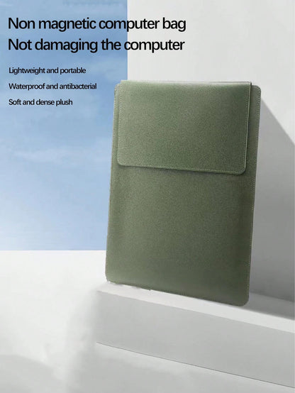 1pc PU Leather Laptop Sleeve For 12/13/14/15 Inch Tablet Or Notebook, Lightweight And Protective Classroom Laptop Bags Classroom Bags Teacher Storage Bags Classroom Organizer Bags Laptop/Computer/Shou