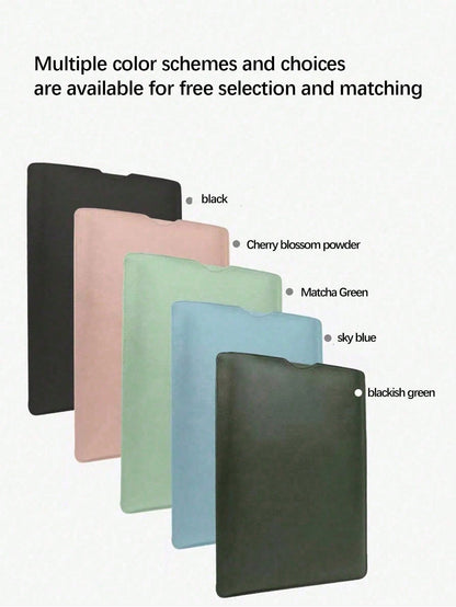 1pc PU Leather Laptop Sleeve For 12/13/14/15 Inch Tablet Or Notebook, Lightweight And Protective Classroom Laptop Bags Classroom Bags Teacher Storage Bags Classroom Organizer Bags Laptop/Computer/Shou
