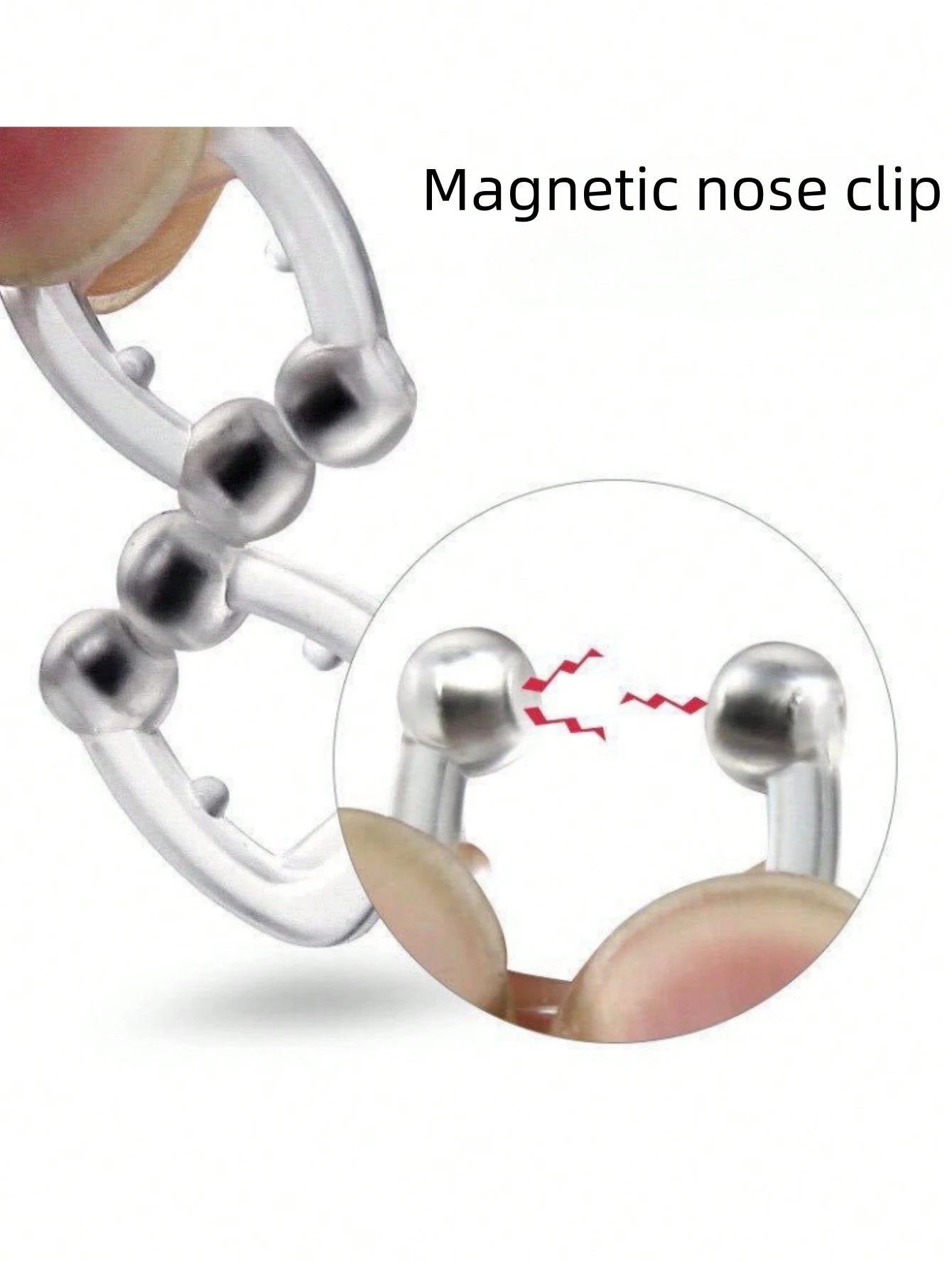 1pc Silicone Anti-Snoring Nose Clip, Professional Non-Slip Nose Clip For Outdoor Swimming Training And Water Sports, And Sleep Aid