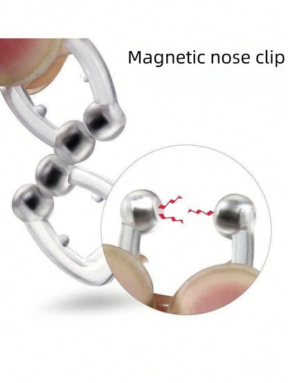 1pc Silicone Anti-Snoring Nose Clip, Professional Non-Slip Nose Clip For Outdoor Swimming Training And Water Sports, And Sleep Aid