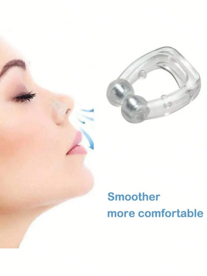 1pc Silicone Anti-Snoring Nose Clip, Professional Non-Slip Nose Clip For Outdoor Swimming Training And Water Sports, And Sleep Aid