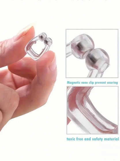 1pc Silicone Anti-Snoring Nose Clip, Professional Non-Slip Nose Clip For Outdoor Swimming Training And Water Sports, And Sleep Aid