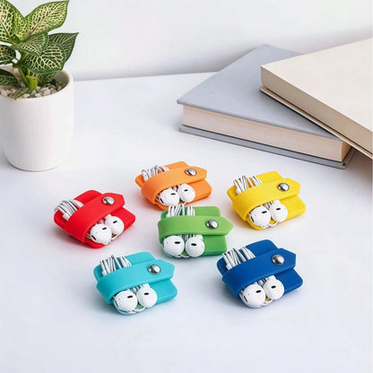 1pc Silicone Cable Organizer Earphone Wire Storage Cable Clip Cable Management