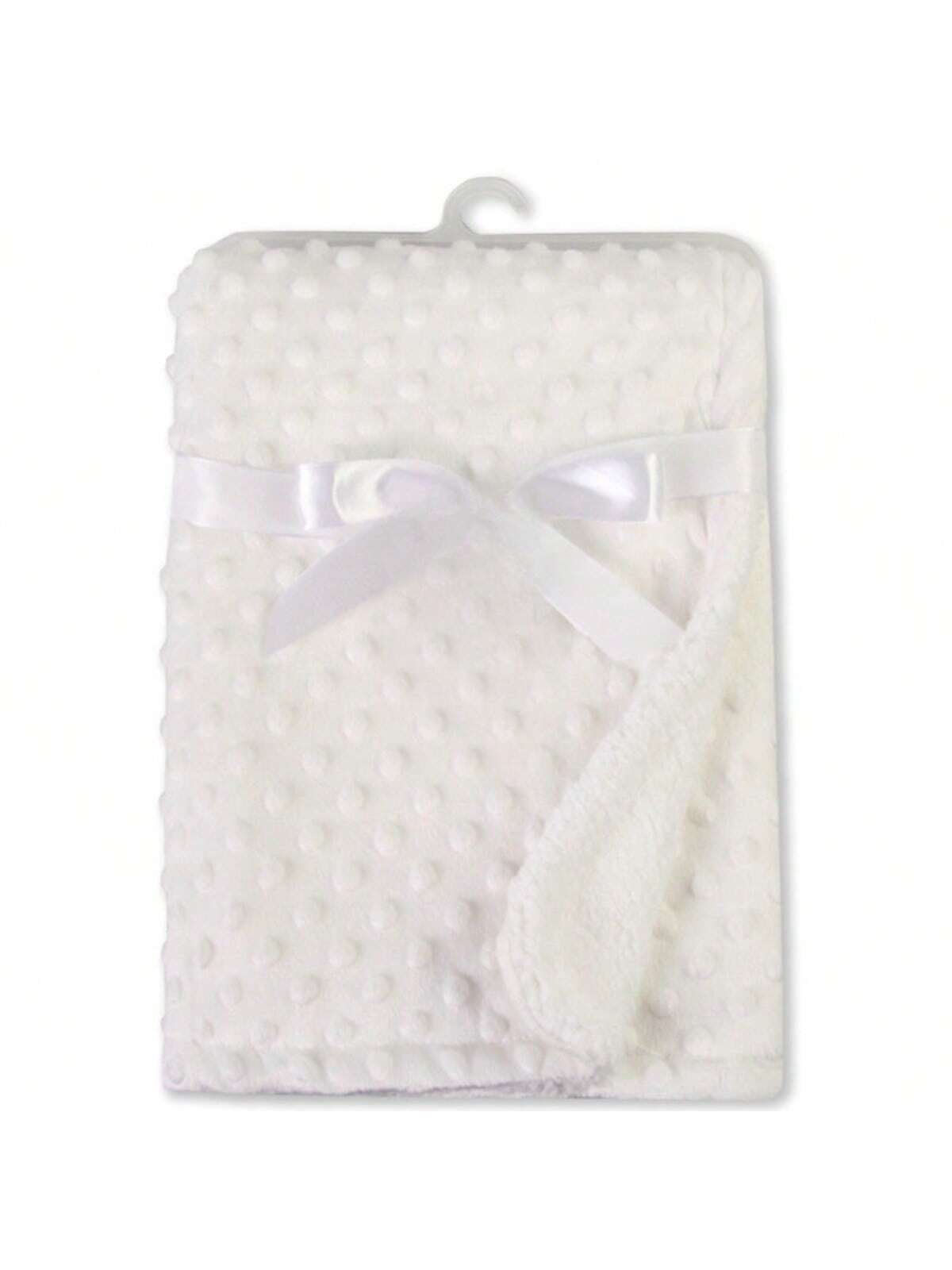 1pc Solid Color Baby Blanket, Soft & Comfortable, Suitable For All Seasons, Nursery Supplies, Newborn Gift