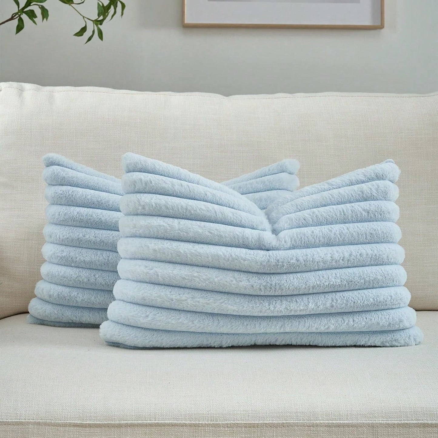 1pc Solid Color Throw Pillow Cover (Pillow Insert Not Included), Fabric Cushion Cover, Suitable For Living Room Sofa