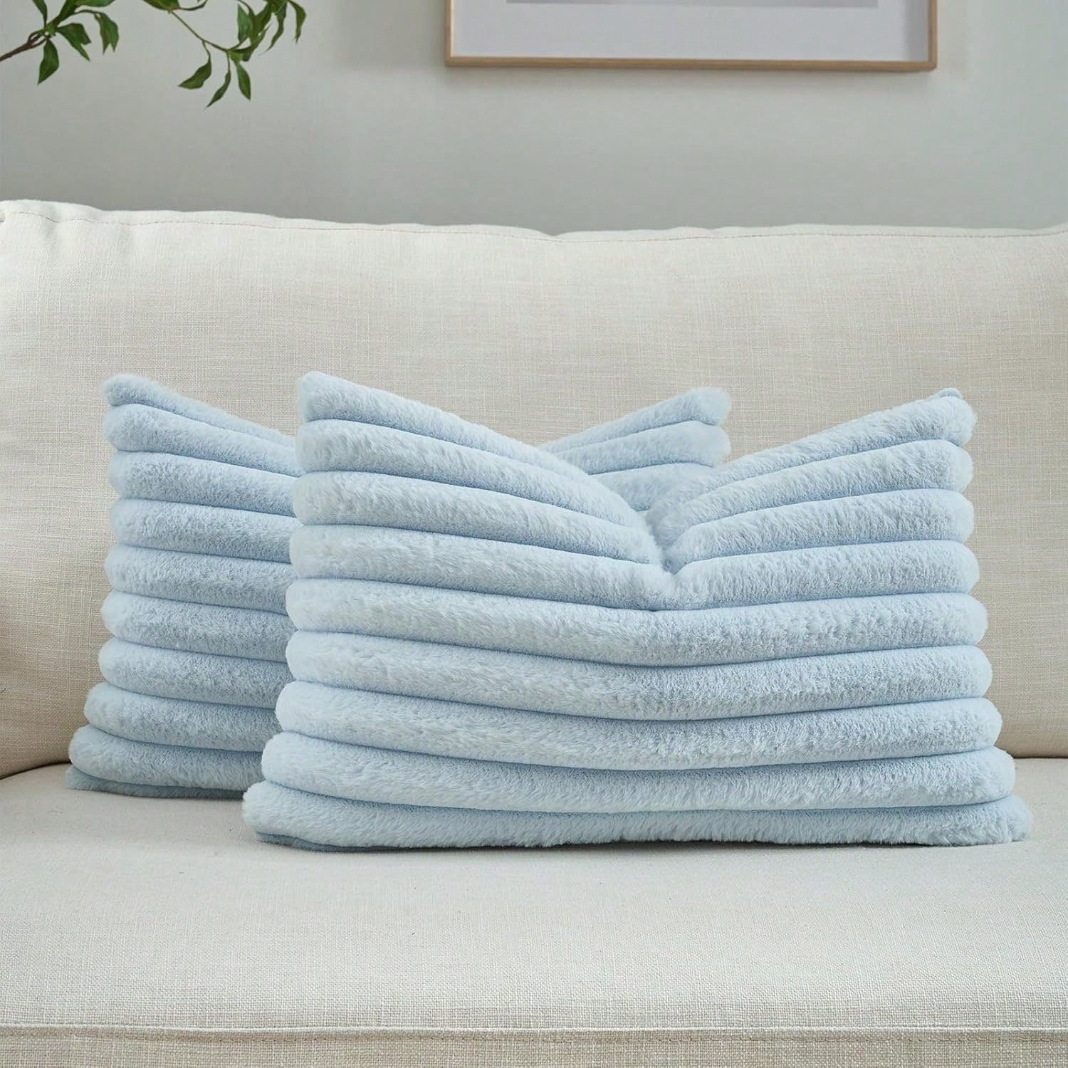1pc Solid Color Throw Pillow Cover (Pillow Insert Not Included), Fabric Cushion Cover, Suitable For Living Room Sofa