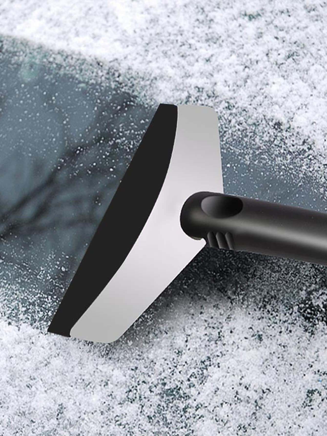1pc Stainless Steel Car Snow Removal Shovel, Car Cleaner,Ice Scraper,Car Accessories