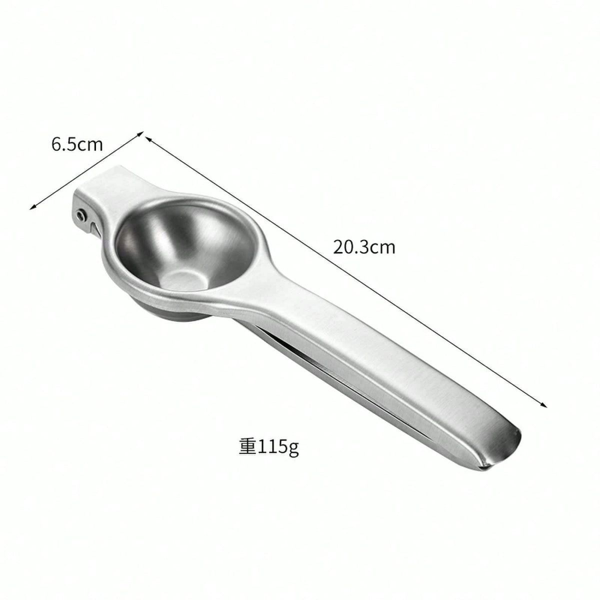 1pc Stainless Steel Hand Juicer, Silver Multifunction Lemon Squeezer, For Orange Lemon Pomegranate