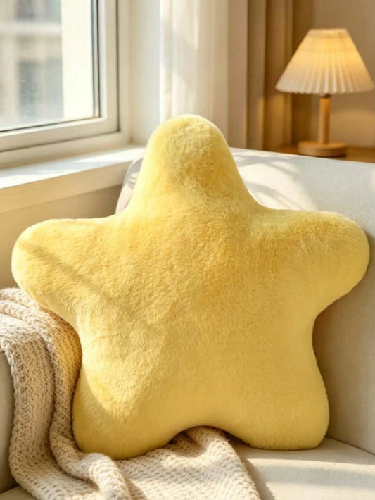 1pc Star Pillow, Bed Sofa Decor Star Pillow, Star Pillow Plush Floor Mat, Suitable For Room Decoration, Soft Cute Comfortable Sofa Bedroom Cushion, Bedroom Decor Room Decor Outdoor Pillow, Fall Thanks