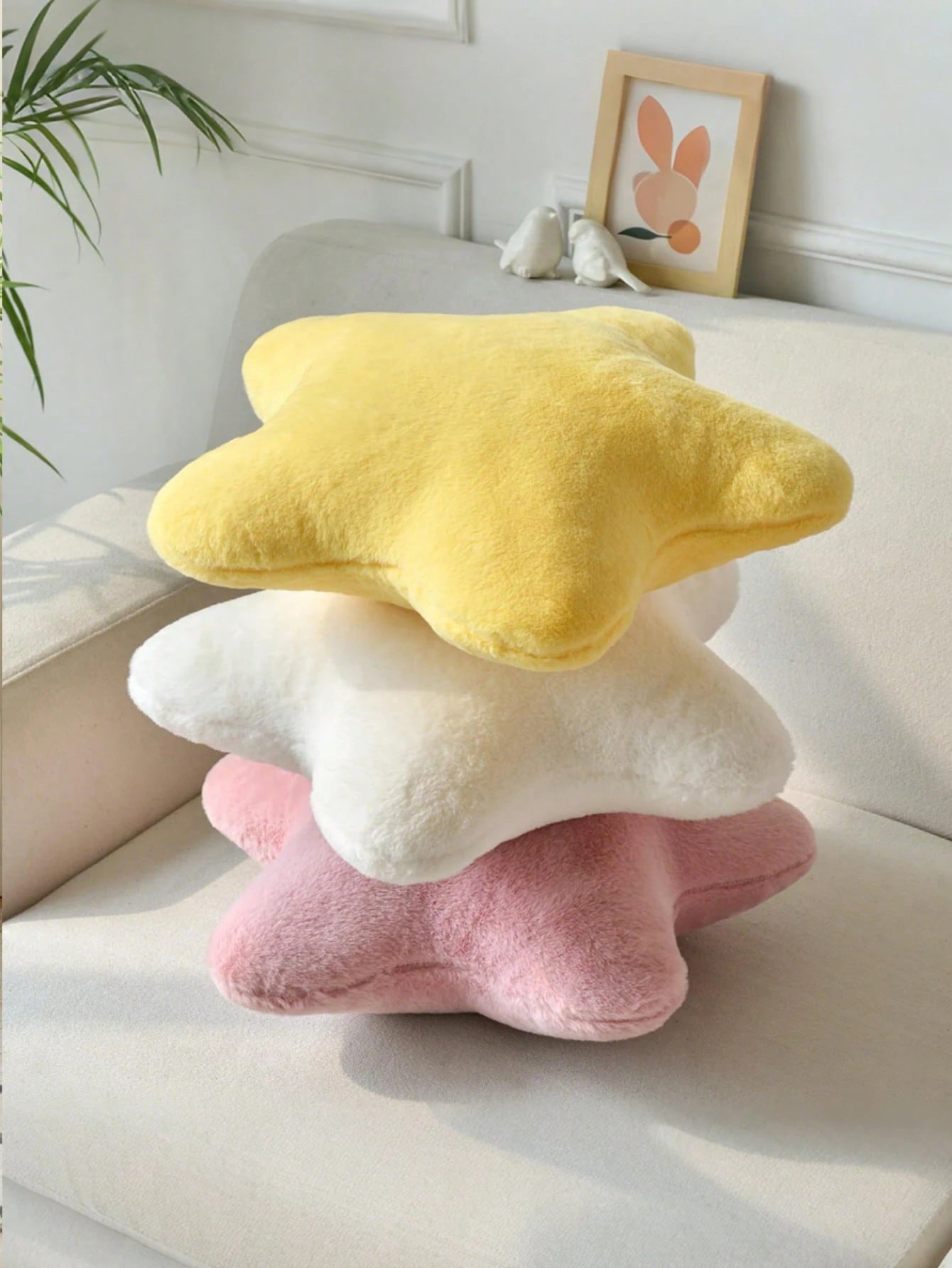 1pc Star Pillow, Bed Sofa Decor Star Pillow, Star Pillow Plush Floor Mat, Suitable For Room Decoration, Soft Cute Comfortable Sofa Bedroom Cushion, Bedroom Decor Room Decor Outdoor Pillow, Fall Thanks