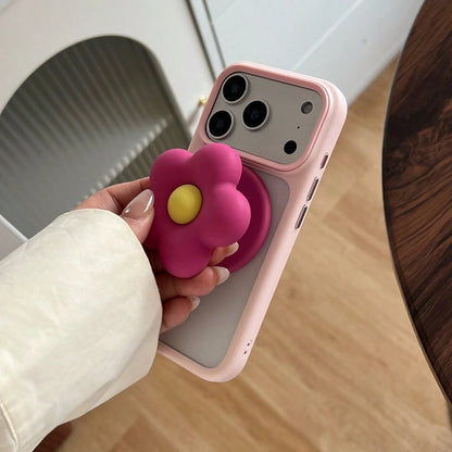 1PC Strong Magnetic Phone Holder, Powerful Flower-Shaped Liquid Silicone Magnetic Phone Stand With Matte Finish