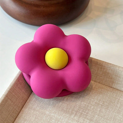 1PC Strong Magnetic Phone Holder, Powerful Flower-Shaped Liquid Silicone Magnetic Phone Stand With Matte Finish