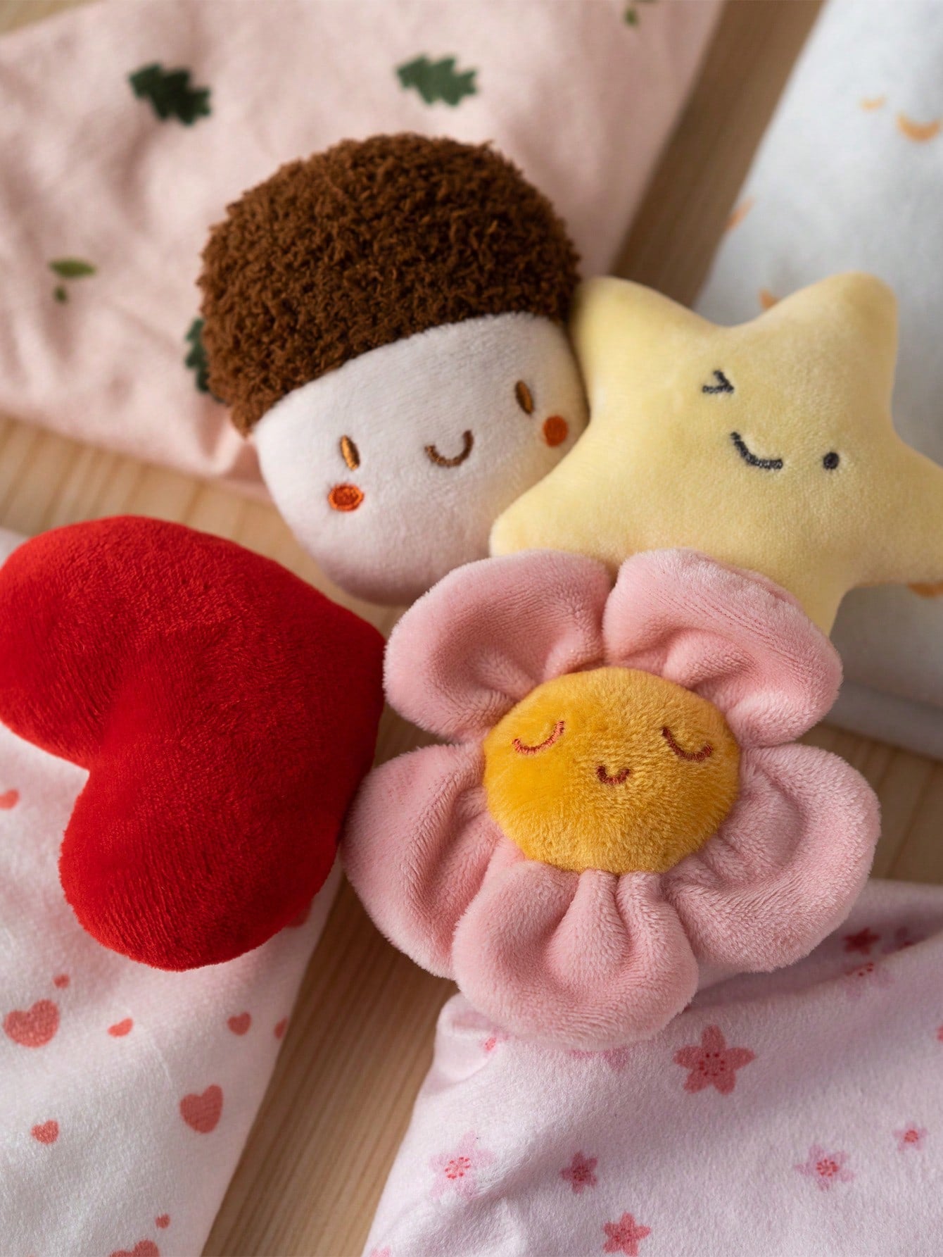 1pc Stuffed Baby Security Blanket Soft Plush Loveys For Babies Cute Cartoon Character Snuggle Blanket For Newborn Infants Toddlers Soothing Comfort Toy For Baby Shower Gift
