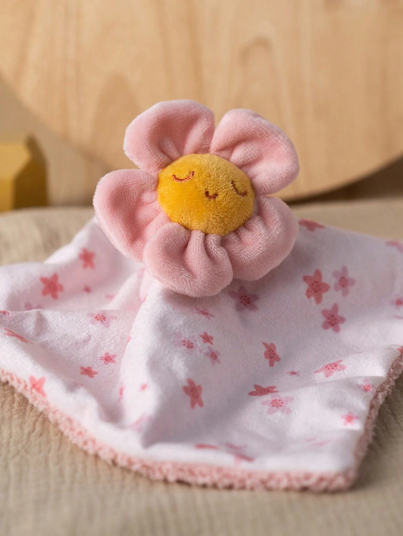 1pc Stuffed Baby Security Blanket Soft Plush Loveys For Babies Cute Cartoon Character Snuggle Blanket For Newborn Infants Toddlers Soothing Comfort Toy For Baby Shower Gift