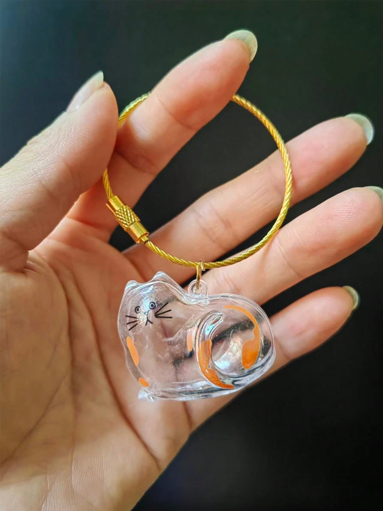 1pc Transparent Pet Hair Storage Box, Cute Animal Hair Capsule Hanging Decor, Dust-Proof Memorabilia Gift Box. (Note: Colors And Styles May Vary Slightly By Batch, But All Are Very Beautiful)