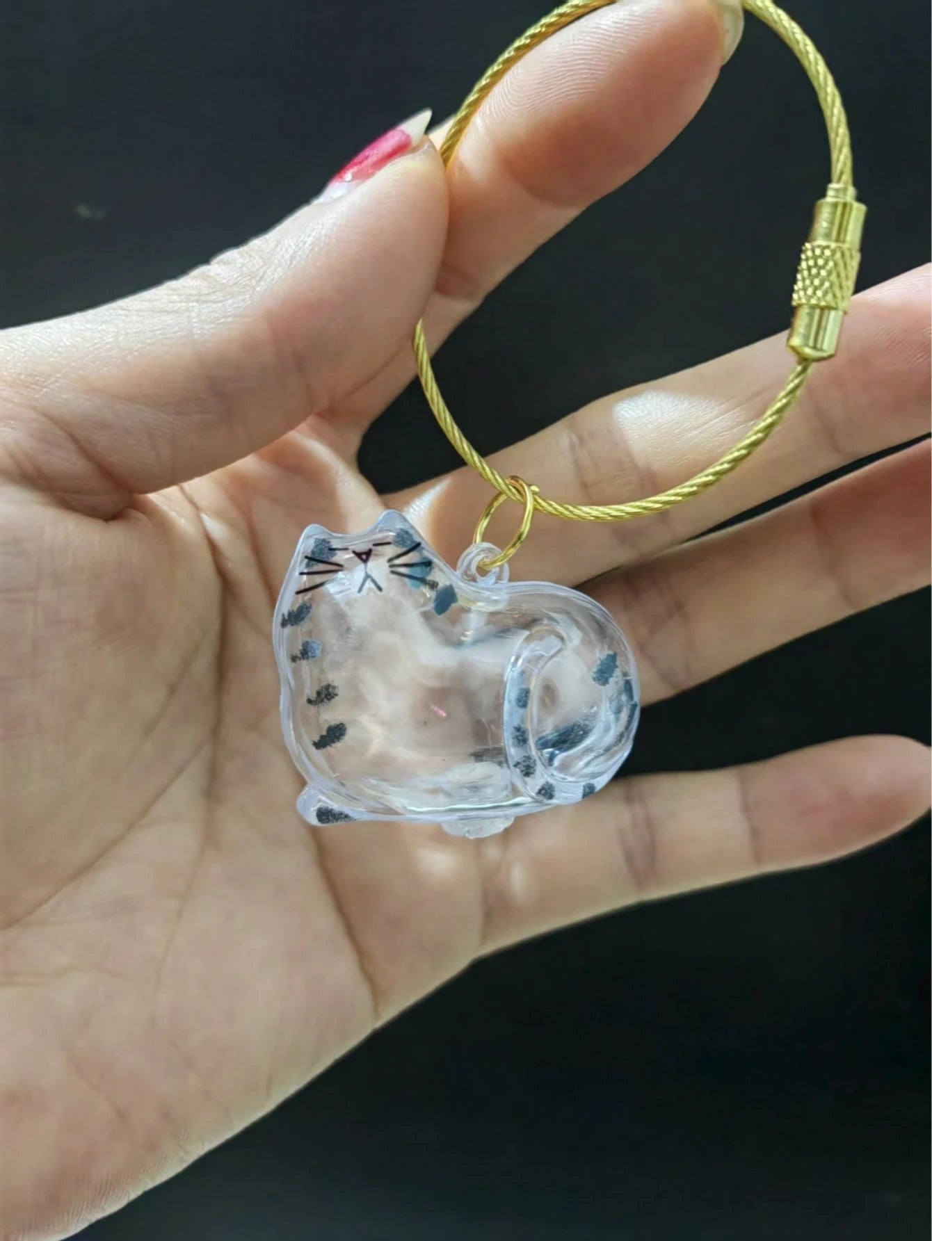 1pc Transparent Pet Hair Storage Box, Cute Animal Hair Capsule Hanging Decor, Dust-Proof Memorabilia Gift Box. (Note: Colors And Styles May Vary Slightly By Batch, But All Are Very Beautiful)