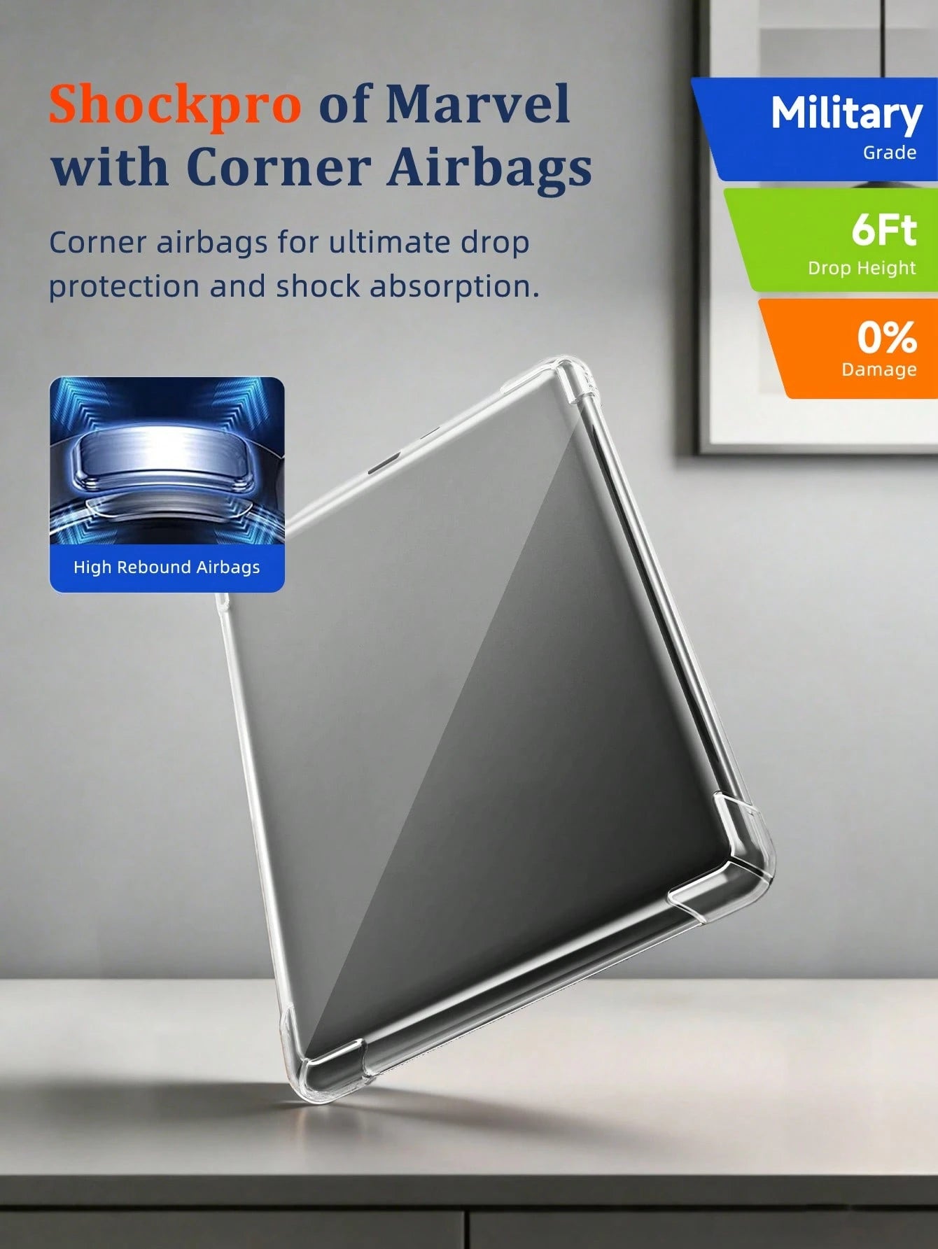1pc Transparent Protective Case For Kindle, Anti-Drop, Full Coverage Transparent Protective Case, Silicone Soft Shell, Suitable For Kindle Paperwhite 11th Gen (2021)/ Kindle Paperwhite 12th Gen (2024