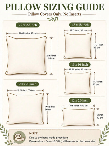 1pc Vintage Floral Cushion Covers, Modern Country-Style Printed Decorative Cushion Covers, Suitable For Sofas, Beds, And Living Rooms