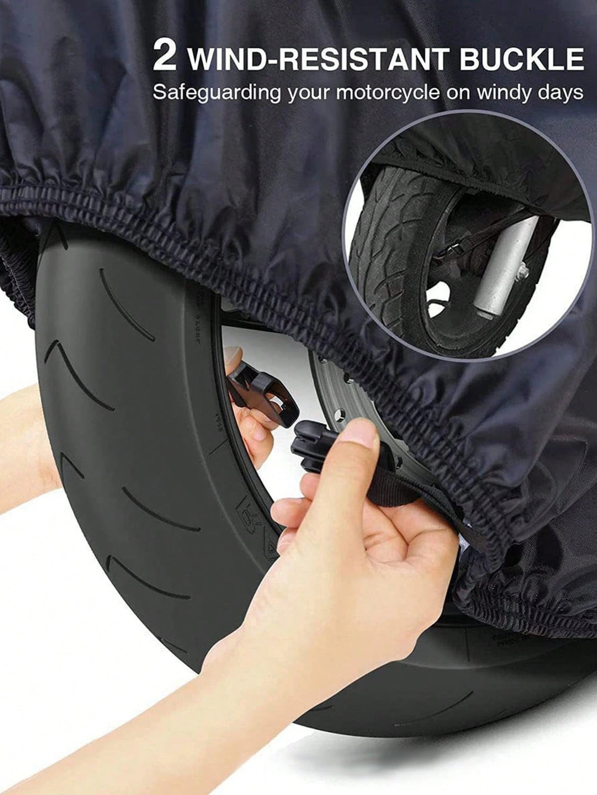 1pc Waterproof Bike Cover For 1-2 Bikes- Protect Your Mountain, Road, Or Electric Bike From Rain, Sun, And Dust