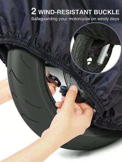 1pc Waterproof Bike Cover For 1-2 Bikes- Protect Your Mountain, Road, Or Electric Bike From Rain, Sun, And Dust