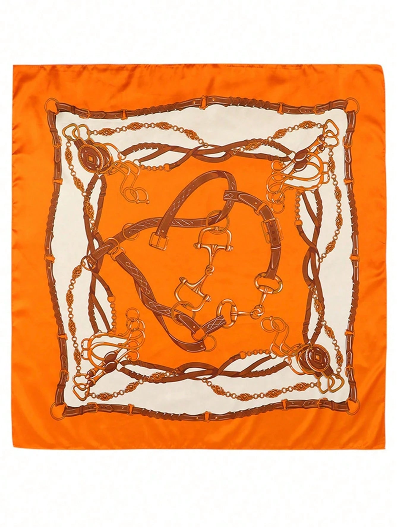 1pc Women's Bohemian Vintage Leopard Print Bandana Headscarf, Casual Elegant Headscarf For Daily Wear, Sun Protection Shawl, Beach Vacation