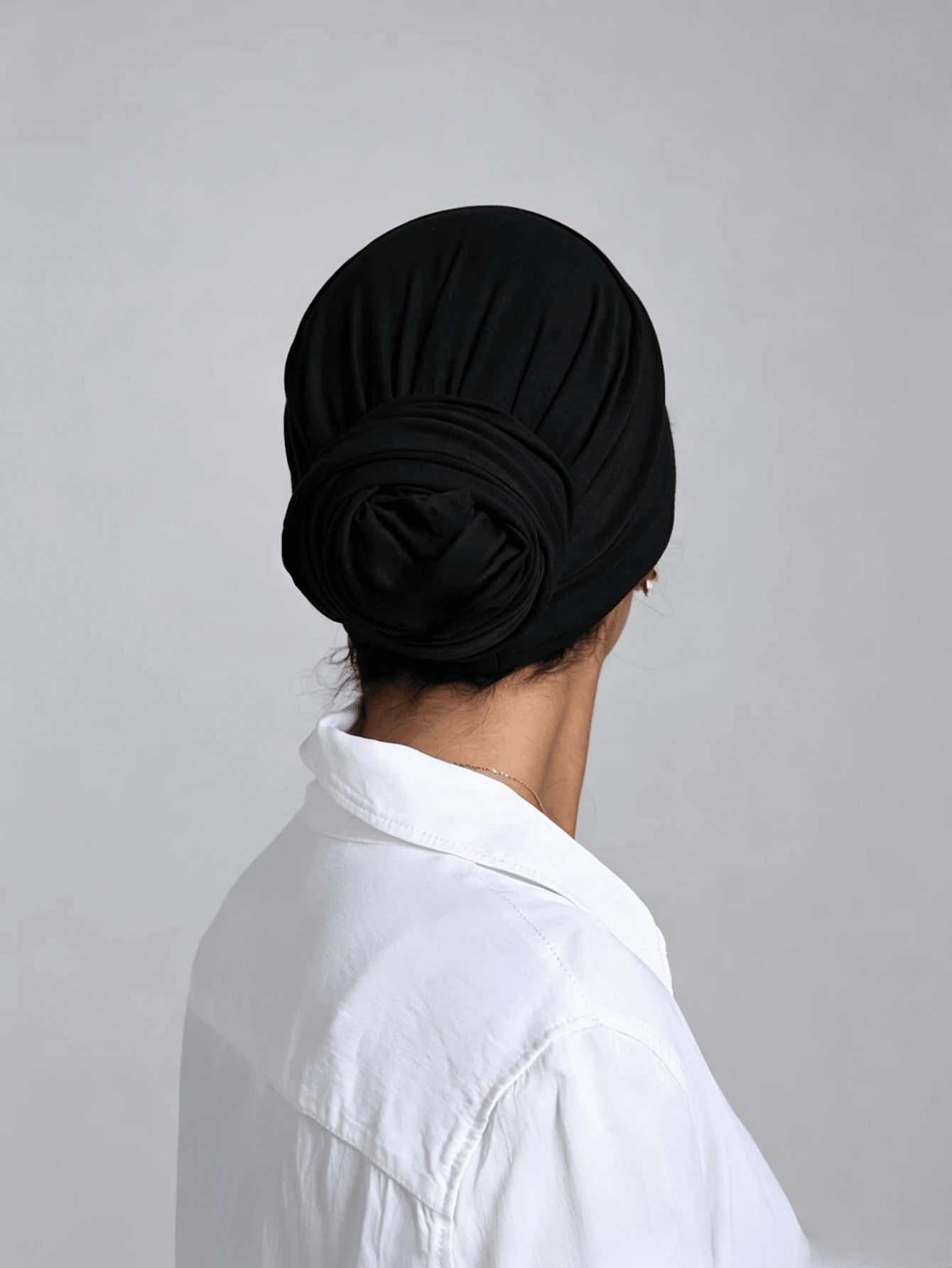 1pc Women's Classic Solid Color Headscarf/Headband, 3 Different Wearing Styles, Versatile & Practical, Soft Elastic Modal Fabric, Comfortable & Breathable, Suitable For Daily Wear, Sports And Yoga