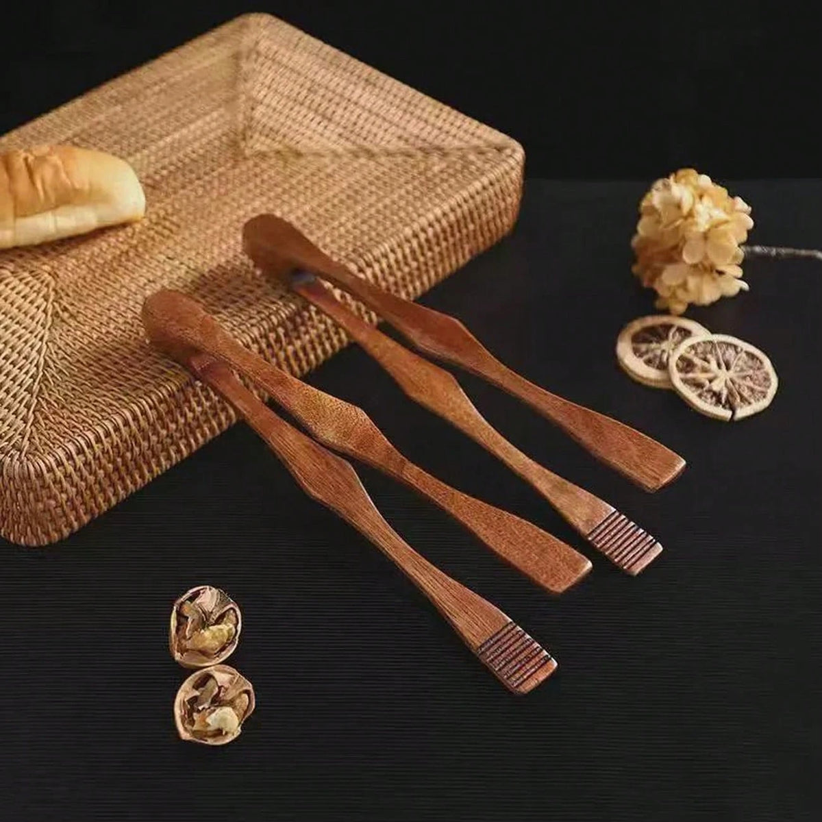 1pc Wooden Food Clip, BBQ Tong, Salad Clip, Pastry Clip, Bread Clip