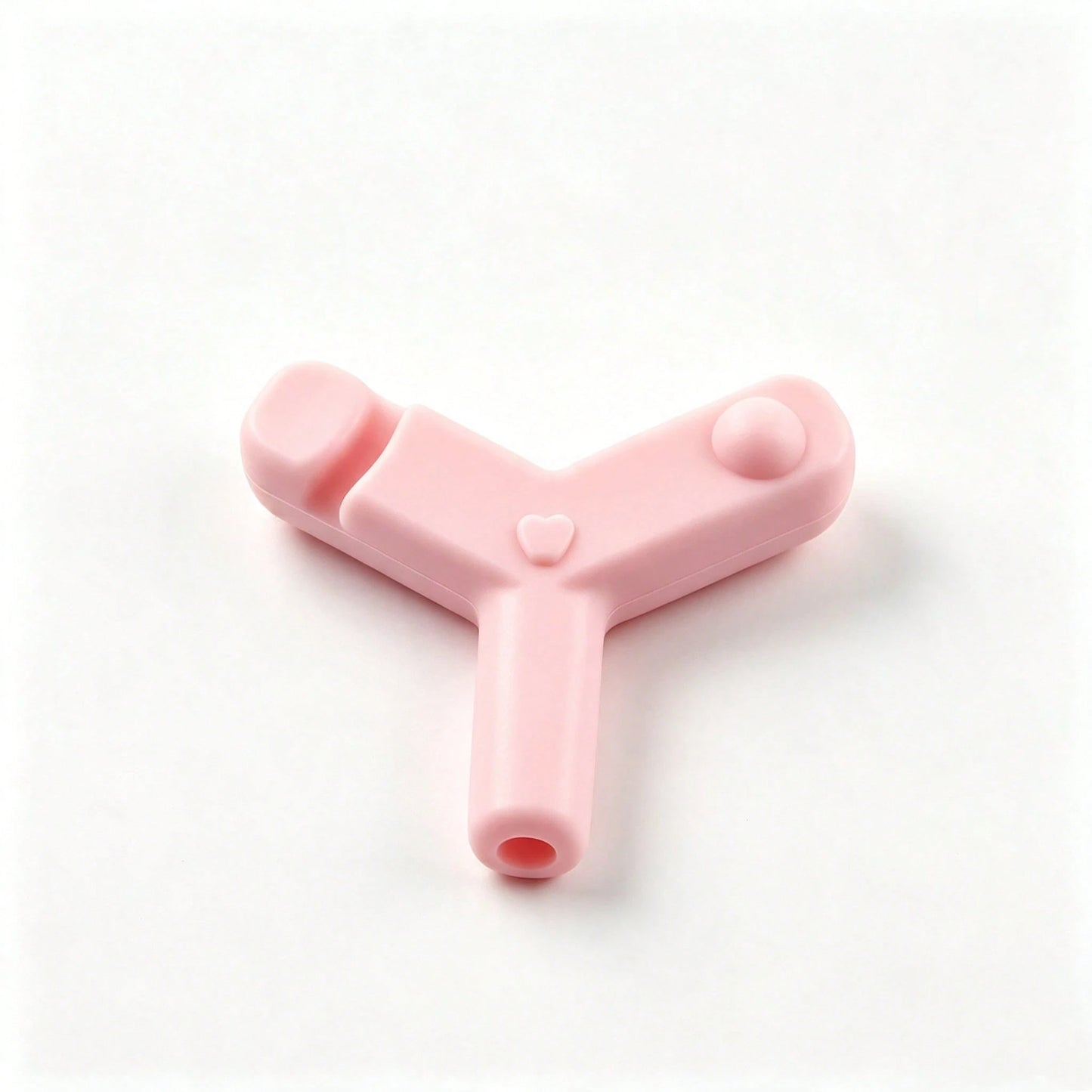 1pc Y-Shaped Silicone Facial Muscle Exerciser, Suitable For Men And Women Daily Facial Muscle Training