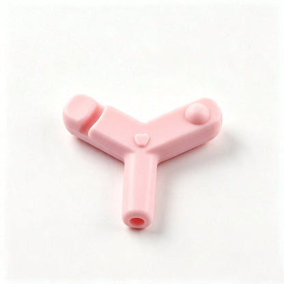 1pc Y-Shaped Silicone Facial Muscle Exerciser, Suitable For Men And Women Daily Facial Muscle Training