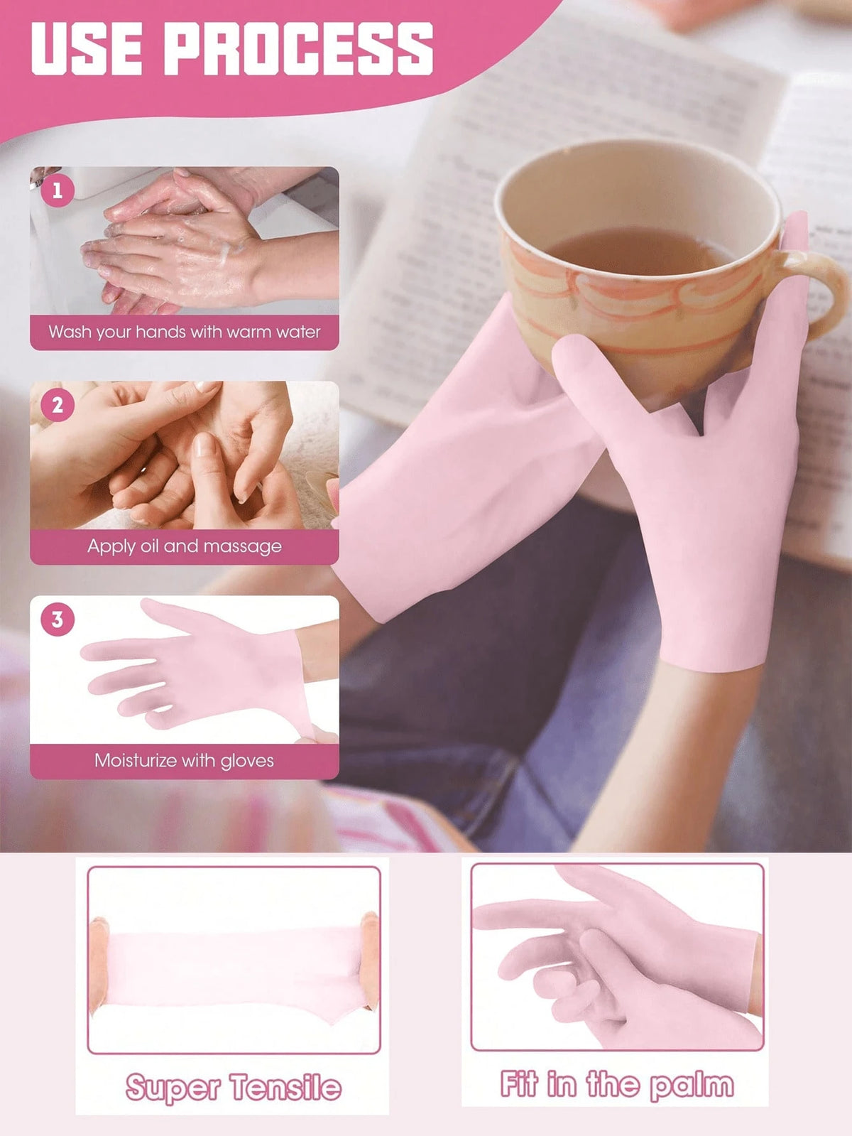 1Set Hand And Foot Care Tools( Gloves+Foot Socks)/1Pair Gloves,For Dry Cracked Skin Softening Exfoliating Feet Hand Care Tools,Soft Silicone Gel,Care Tools,Hand Care,Mother's Day Gift,Gift,Travel Acce
