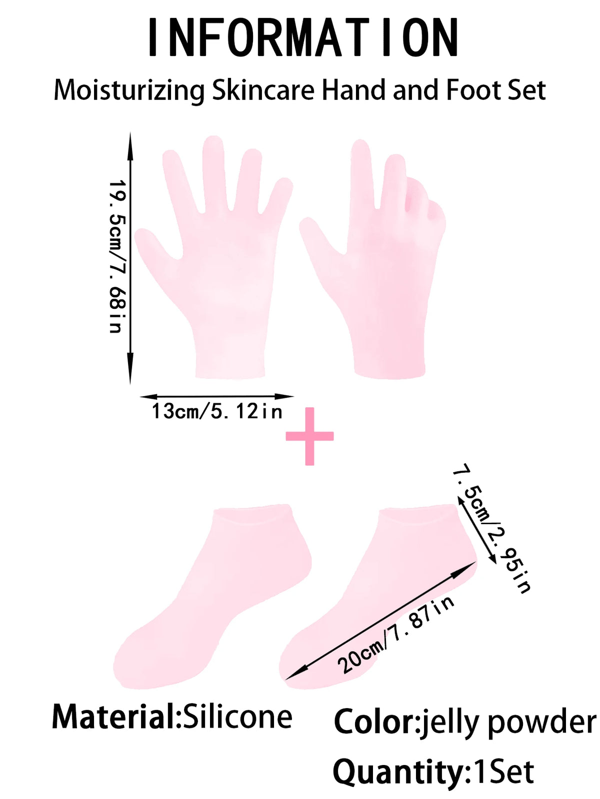1Set Hand And Foot Care Tools( Gloves+Foot Socks)/1Pair Gloves,For Dry Cracked Skin Softening Exfoliating Feet Hand Care Tools,Soft Silicone Gel,Care Tools,Hand Care,Mother's Day Gift,Gift,Travel Acce