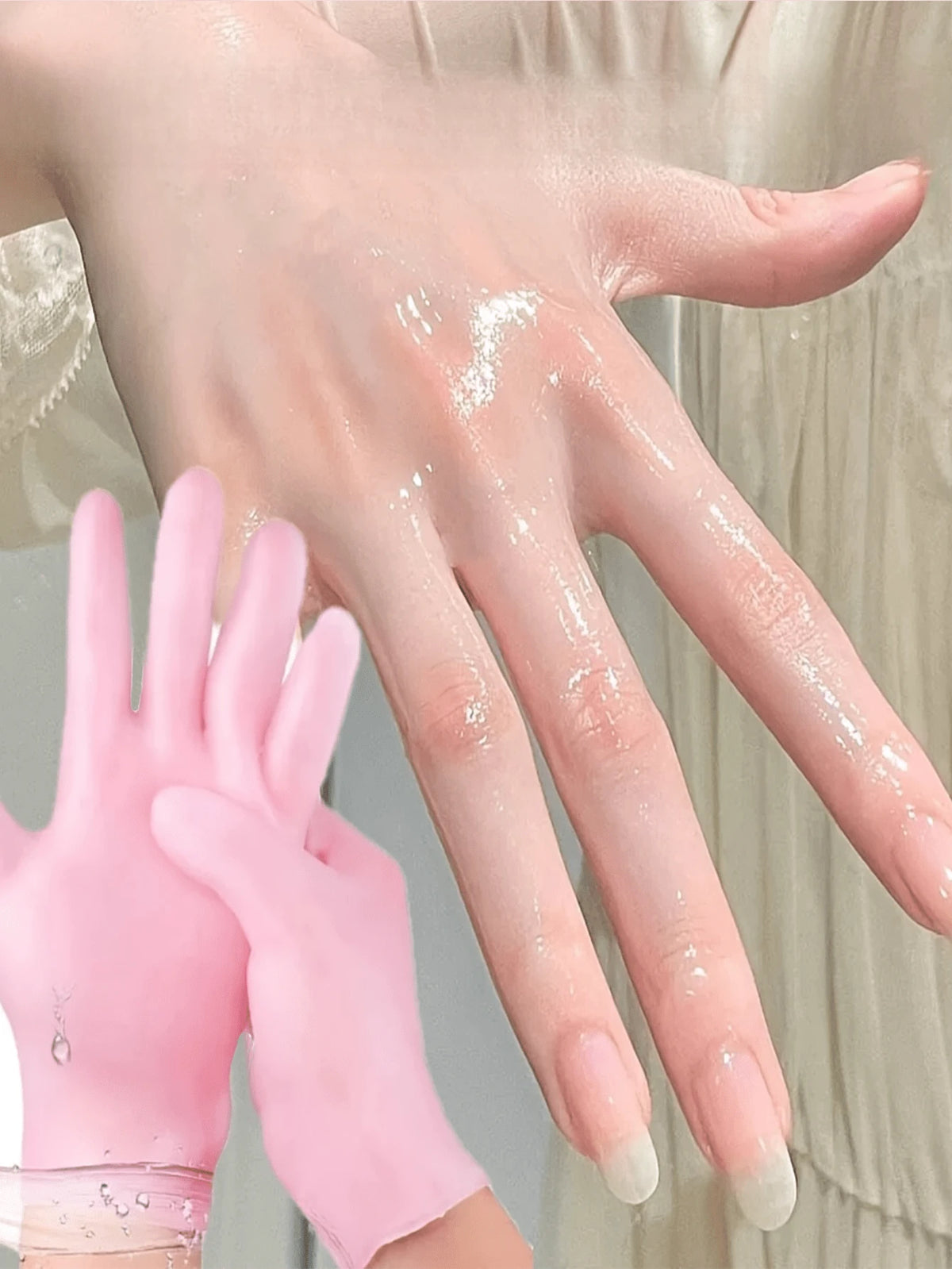 1Set Hand And Foot Care Tools( Gloves+Foot Socks)/1Pair Gloves,For Dry Cracked Skin Softening Exfoliating Feet Hand Care Tools,Soft Silicone Gel,Care Tools,Hand Care,Mother's Day Gift,Gift,Travel Acce