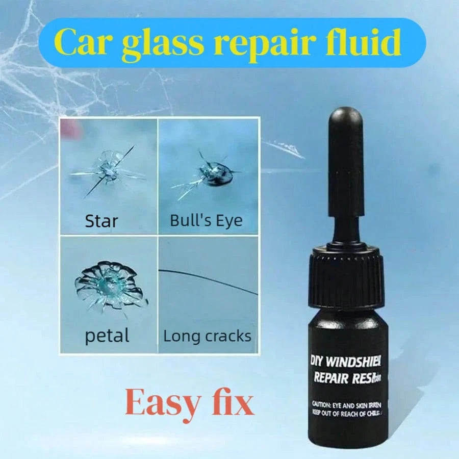 1Set Windshield Crack Repair Kit Complete Repair Kit For Chips And Cracks Automotive Windshield Repair Tool Repair For Car And Truck Windshields