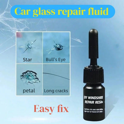 1Set Windshield Crack Repair Kit Complete Repair Kit For Chips And Cracks Automotive Windshield Repair Tool Repair For Car And Truck Windshields