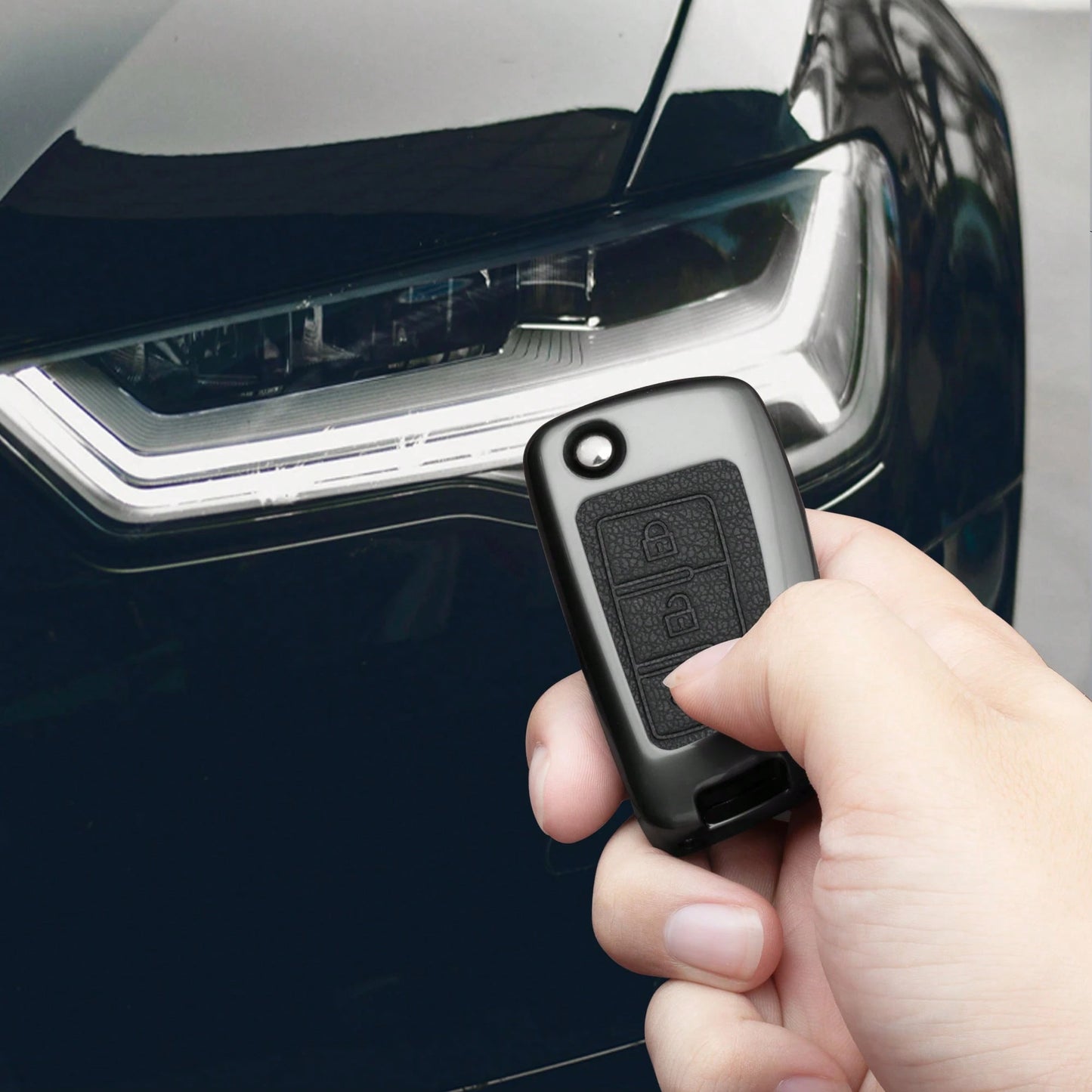 2/3 Buttons For Nissan1 Qashqai J11 X-Trail X Trail T32 Juke Tiida Micra Murano Pulsar Altima Maxima Rogue Keychain Holder Protect Accessories Alloy Car Key Case Cover