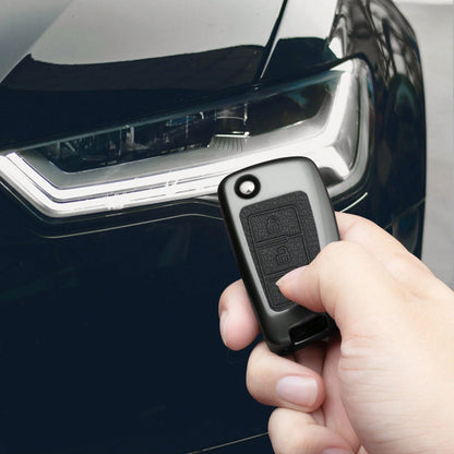 2/3 Buttons For Nissan1 Qashqai J11 X-Trail X Trail T32 Juke Tiida Micra Murano Pulsar Altima Maxima Rogue Keychain Holder Protect Accessories Alloy Car Key Case Cover