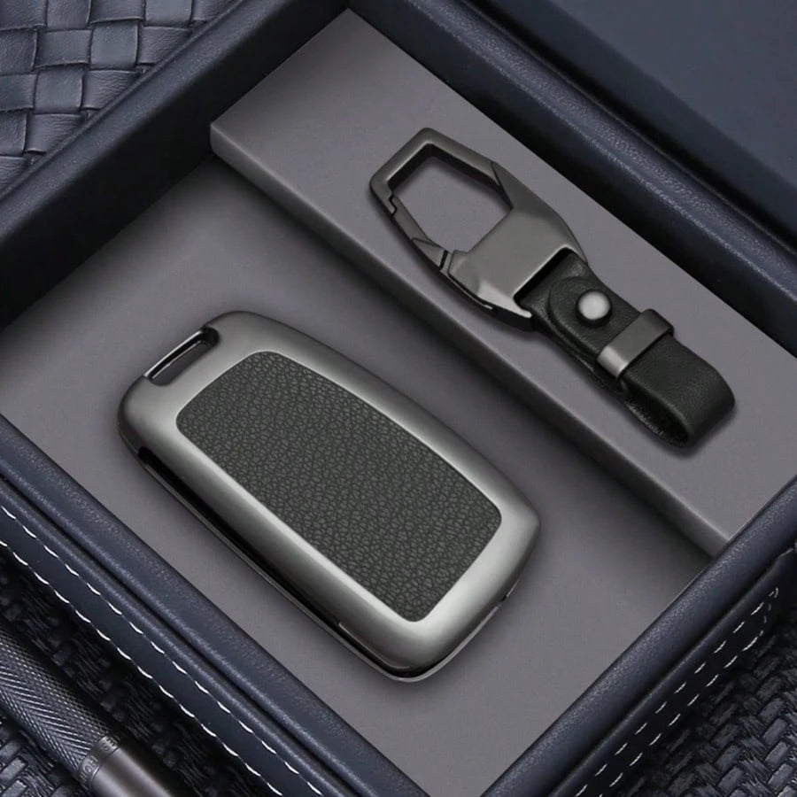 2/3 Buttons For Nissan1 Qashqai J11 X-Trail X Trail T32 Juke Tiida Micra Murano Pulsar Altima Maxima Rogue Keychain Holder Protect Accessories Alloy Car Key Case Cover