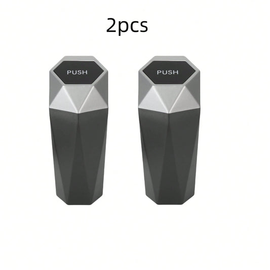 2-Pack Sports Design Car Trash Cans- Multi-Color Choice, Fashionable Organizer & Ideal Christmas/Halloween Gift For Daily Commutes