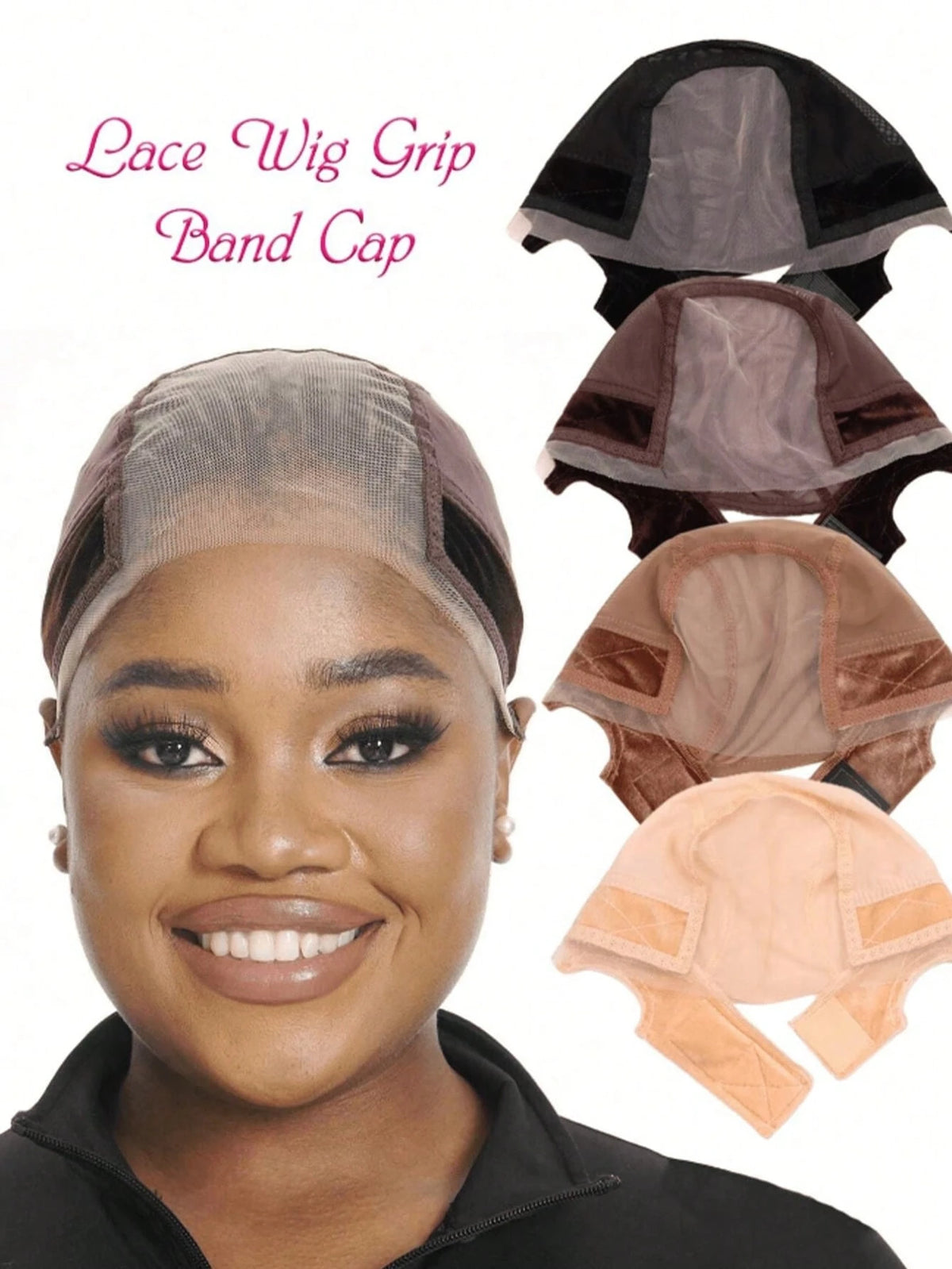2 Packs New Skin-Tone Natural Breathable Invisible Wig Cap, Cosplay, Wig Cap, Hair Cap. Suitable For Performances, Middle-Aged Women Can Also Use, Men And Women Suitable For Cosplay, Dance And Holiday