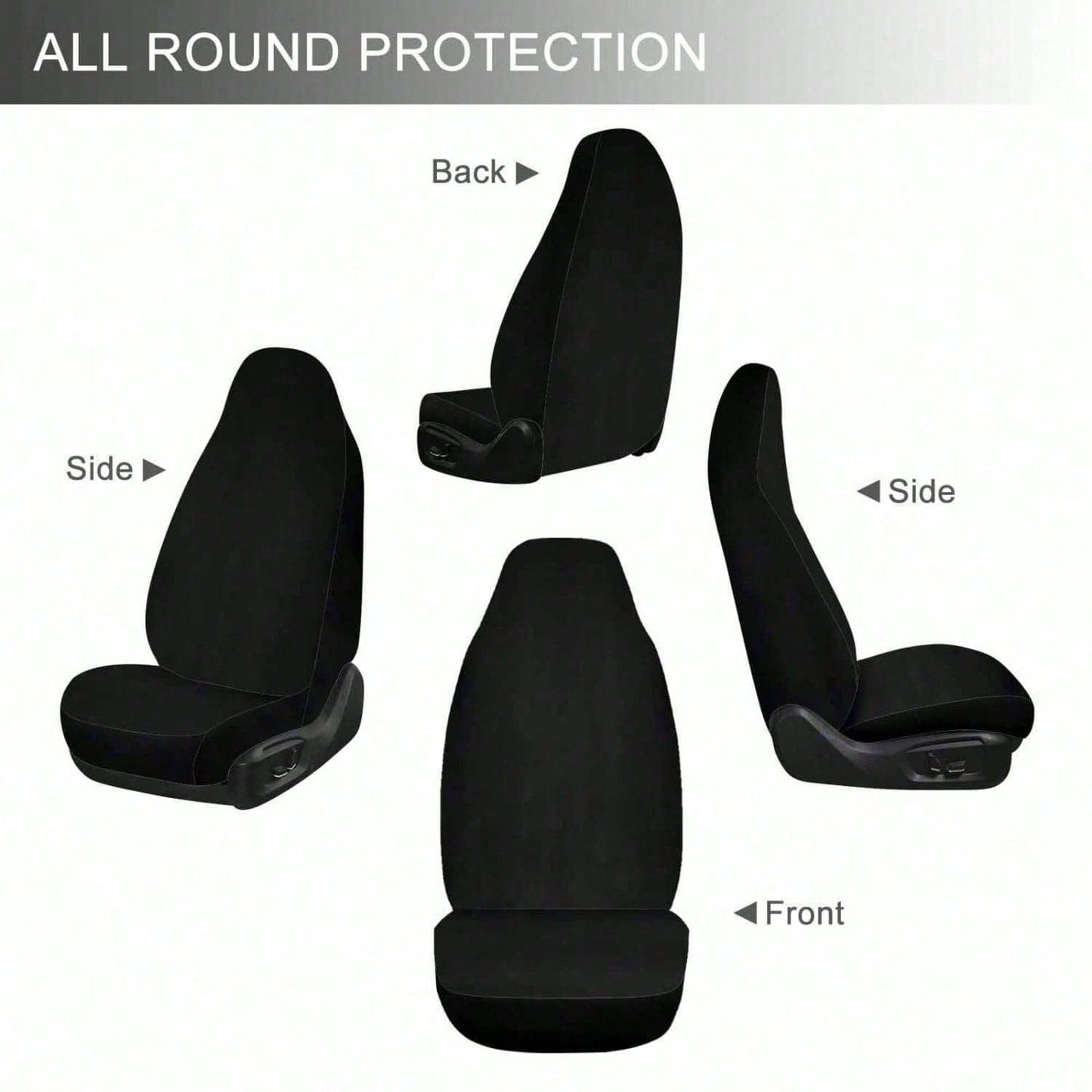 2 PCS Leopard Print Car Seat Covers Abstract Wild Animal Skin Texture Cheetah Pattern Vehicle Seat Protector Cushion Cover Universal Car Interior Accessories For SUV Truck Sedan