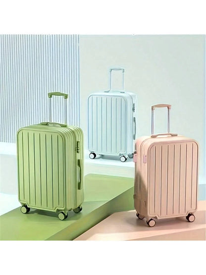 2 Pcs, 20 Inch Hardside Luggage Carry On Luggage With Cup Phone Charger Hard Shell Suitcases With Spinner Wheels Travel Suitcase Suit Case Travel Luggage Carry On Suitcase Set Luggage Set Luggage Case