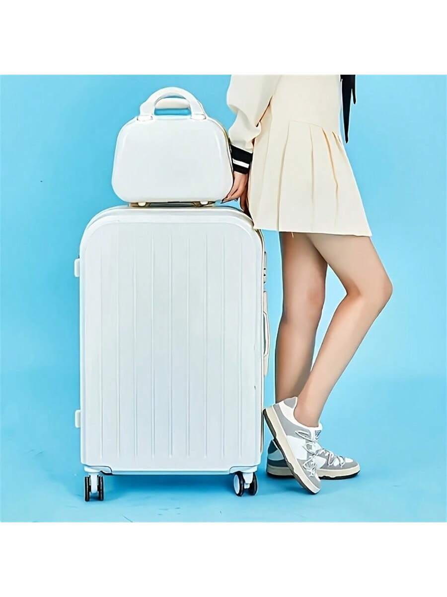 2 Pcs, 20 Inch Hardside Luggage Carry On Luggage With Cup Phone Charger Hard Shell Suitcases With Spinner Wheels Travel Suitcase Suit Case Travel Luggage Carry On Suitcase Set Luggage Set Luggage Case