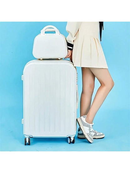 2 Pcs, 20 Inch Hardside Luggage Carry On Luggage With Cup Phone Charger Hard Shell Suitcases With Spinner Wheels Travel Suitcase Suit Case Travel Luggage Carry On Suitcase Set Luggage Set Luggage Case