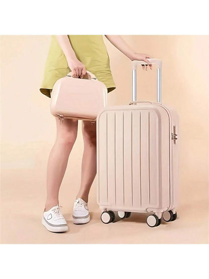 2 Pcs, 20 Inch Hardside Luggage Carry On Luggage With Cup Phone Charger Hard Shell Suitcases With Spinner Wheels Travel Suitcase Suit Case Travel Luggage Carry On Suitcase Set Luggage Set Luggage Case