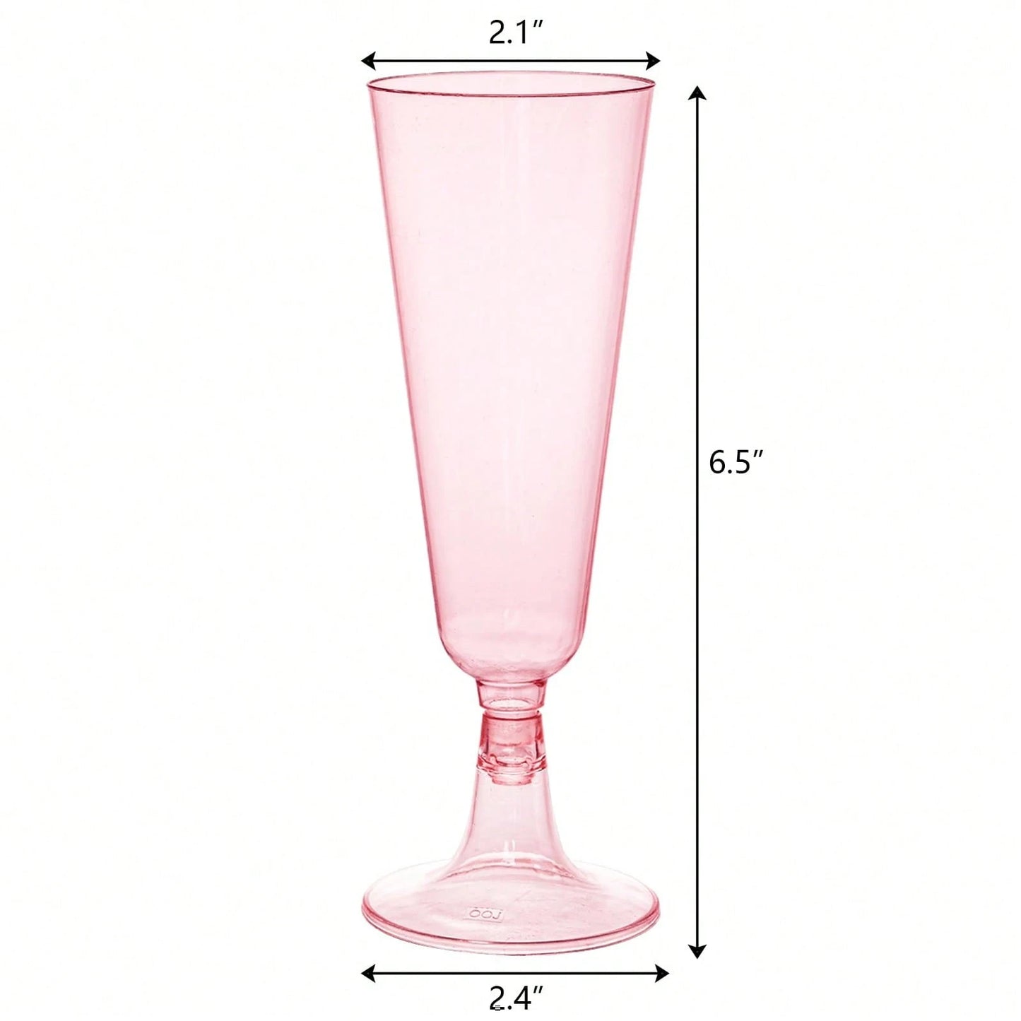 20/10pcs Pink Champagne Cups, Perfect For Wedding Season Themed Parties And Desserts, Suitable For Mousse, Pudding And Ice Cream. Ideal For Weddings, Parties, Birthdays And Graduation Ceremonies, Thes