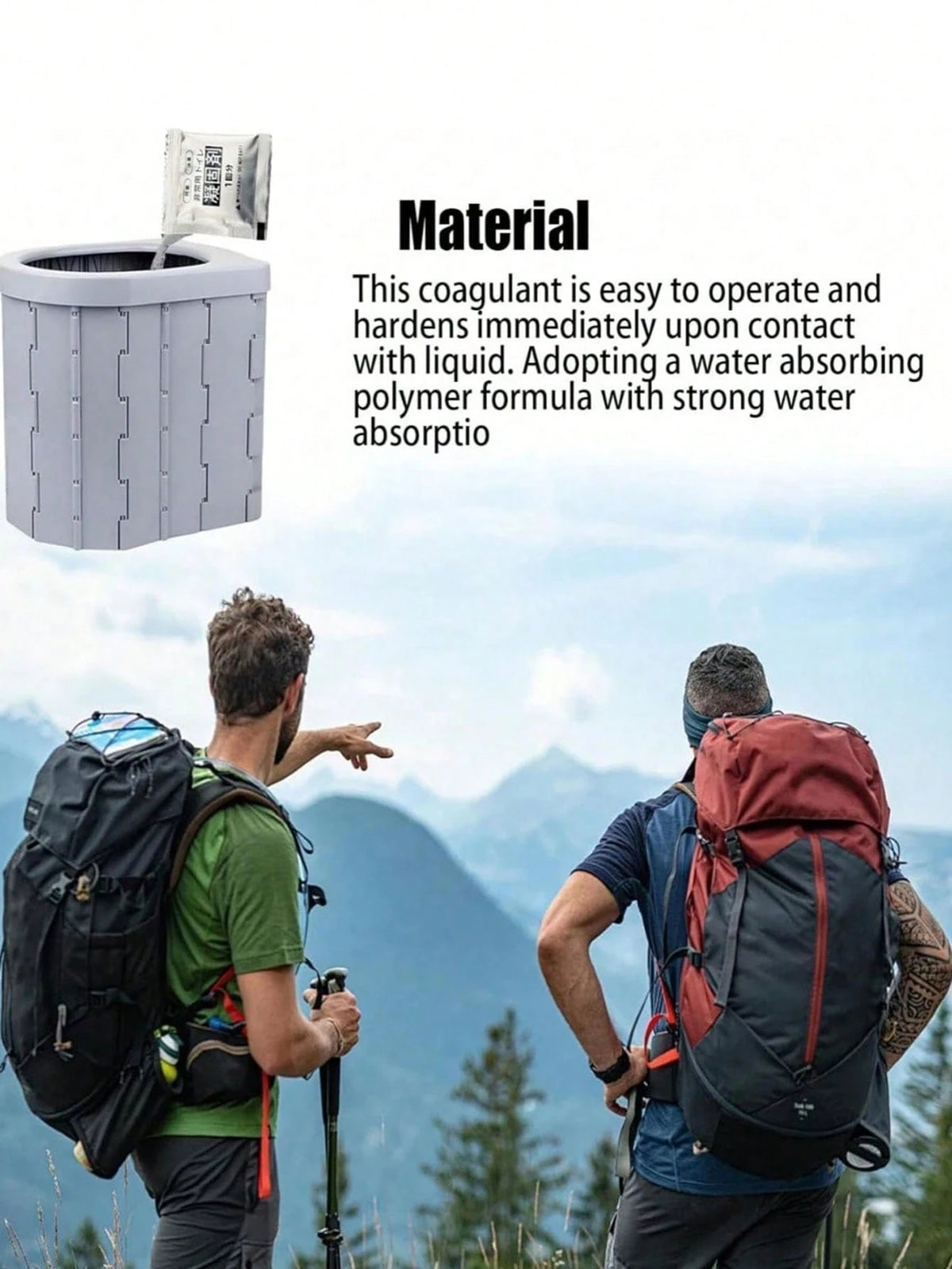 20/30/40/50/100pcs Portable Toilet Gel Packs And Camping Toilet Bags- Odorless, Leak-Proof, Suitable For Camping, Hiking And Outdoor Adventures, Portable Toilet, Camping Toilet Powder For Ceramic Bag