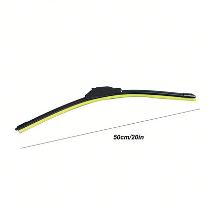 20 Inch Premium All Season Automotive Front Windshield Natural Rubber Wiper Blades (2 Pack)