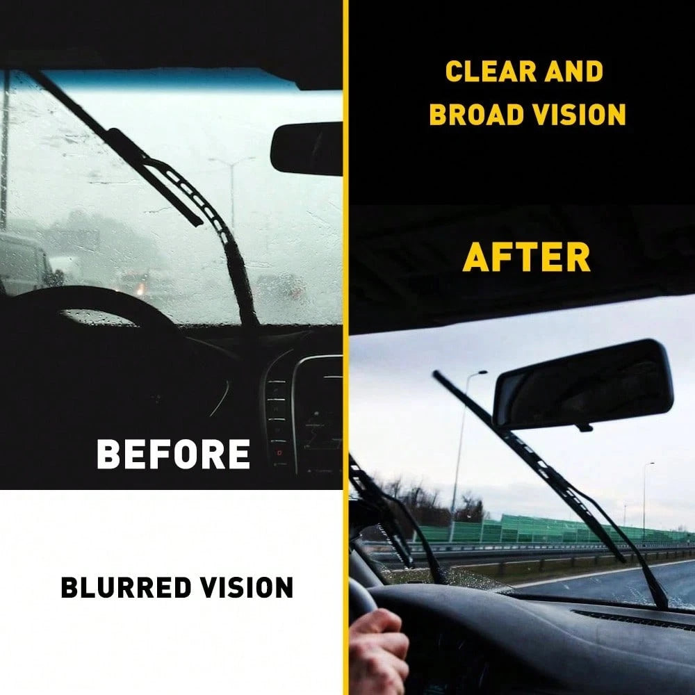 20 Inch Premium All Season Automotive Front Windshield Natural Rubber Wiper Blades (2 Pack)